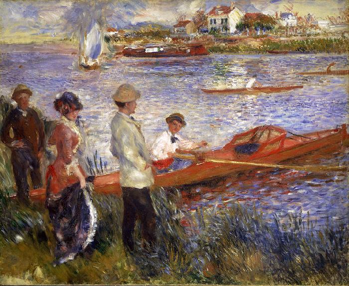 Pierre-Auguste Renoir Rowers at Chatou china oil painting image